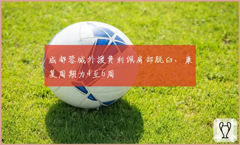 成都蓉城外援费利佩肩部脱臼,康复周期为4至6周